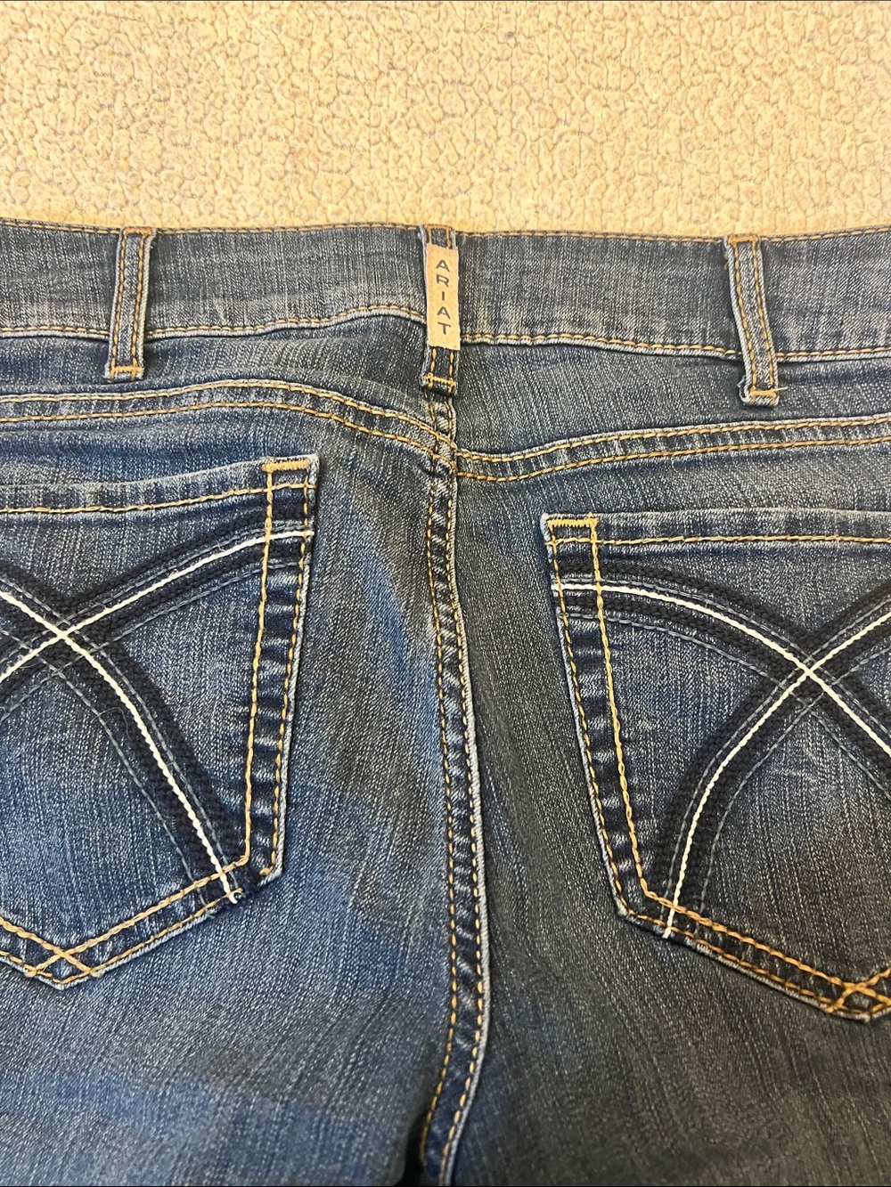 Ariat REAL DENIM Dark Blue Women's Bootcut Jeans - Picture 9 of 10